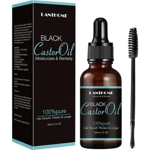 30ml Hair Eyebrow Eyelash Moustache Growth Liquid Castor Seed Oil Mild Nourishing Eyelash Growth Essential Oil TSLM2