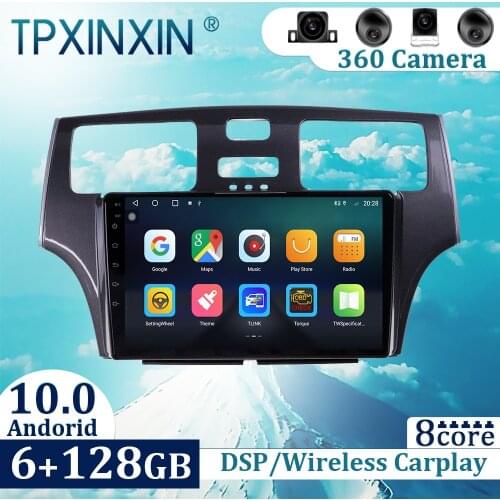 6+128GB For Lexus ES250 ES300 ES330 2001-2006 Android 10 Carplay Radio Player Car GPS Navigation Head Unit Car Radio with Screen