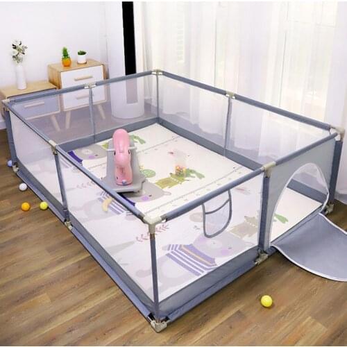 Baby Kids Furniture Playpen For Children Dry Ball Pool Swimming Pool Safety Barriers Babys Playground Ball Park For 0-6 Years