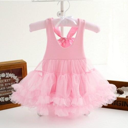 2020 Baby Toddlers Kids Girl Sleeveless Floral Pink Dress Flower Casual Cute Girls Cute Dresses 0-12 M Children Lovely Clothing