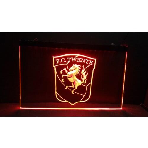 FBHL-09 FC Twente Enschede Eredivisie 2 size new Football LED Neon Sign