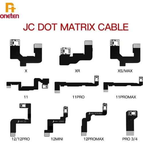 Oneten JC Dot Projector Flex JCID Dot Matrix Cable for iPHONE X XR XS 11 11PRO PRO MAX 12 Mini Pro 3/4 Dot Projector Read Write