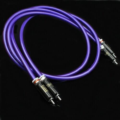 HiFi Audio RCA Cables Van Den Hul MC Silver IT 65G Cable with WBT RCA Plug