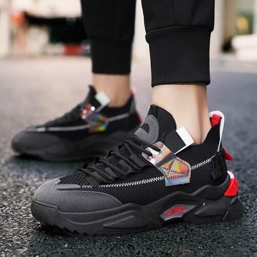 Shoes Men Casual Sneakers Mesh Breathable Air Cushion Shoes Couple Sneakers Male Footwear Outdoor Men Trainers Tenis Masculino