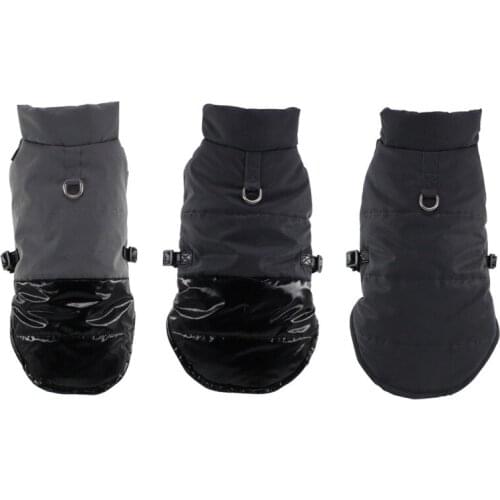 Pet Dog Jacket Winter Warm Pet Vest Clothes For Chihuahua French Bulldog Waterproof Reflective Pet Dog Padded Coat Puppy Outfits