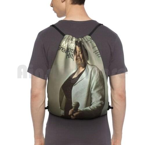 Mrs. Elva Miller Backpack Drawstring Bags Gym Bag Waterproof Mrs Miller 60S 1960S Musician Music The Cover Record