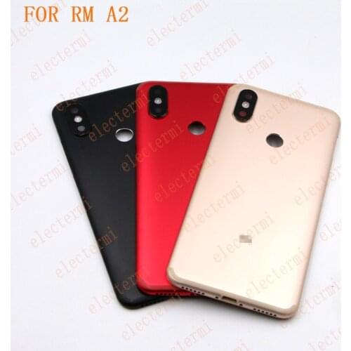 Original Rear Door For Xiaomi REDMi A2 Battery Cover Back Housing Case For Xiaomi Mi A2 Battery Cover Camera Glass Lens