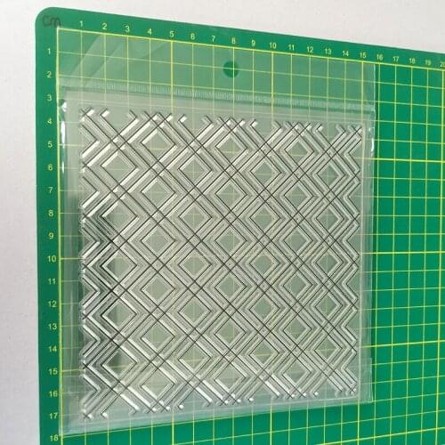 Phombus Simple Square Clear Stamp Transparent Seal DIY Scrapbooking Card Making Clear Silicone Stamp Crafts Supplies 2021 New