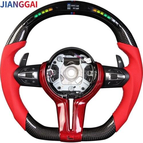 Steering Wheel Fit For BMW M3M5 1- 4 Series X1 X2 X3 X4 X5 X6 LED Shift Light Customized Racing Wheel