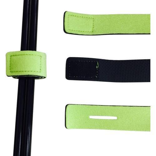 Outdoor Reusable Fishing Rod Tie Holder Anti-slip Spinning Rod Holder Wrap Fishing Tackle Adjustable Suspenders Belt