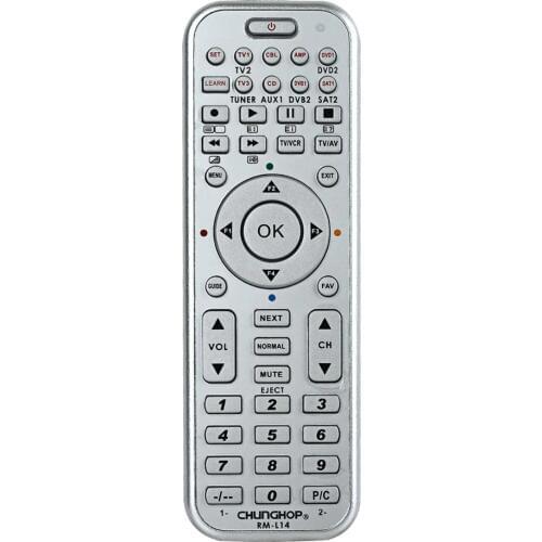 RM-L14 8in1 Universal Smart Remote Control With Learn Function For TV CBL DVD SAT DVB CONTROLLER chunghop copy