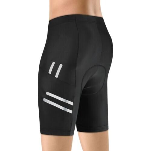 WOSAWE Men MTB Cycling Shorts with Breathable 5D Gel Padded Soft Reflective Quick Dry Bike Mountain Downhill Short Pants