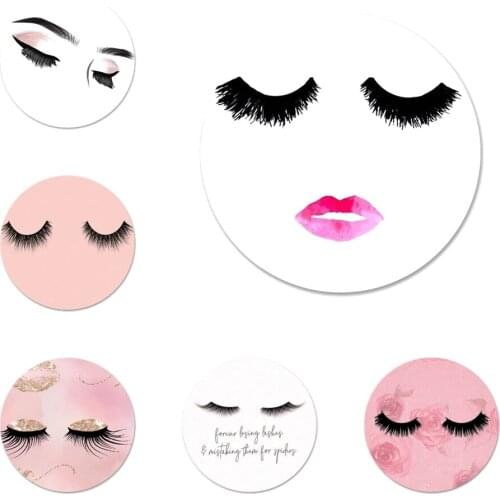 Eyelash Makeup Lip Badge Brooch Pin Accessories For Clothes Backpack Decoration gift