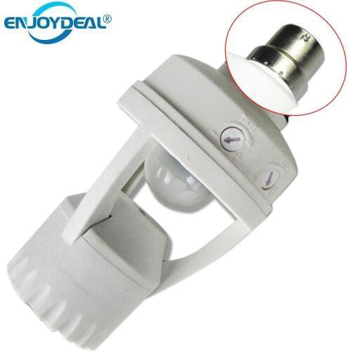 100 220V PBT Screw Light Bulb Holder LED PIR Infrared Motion Sensor Lamp Switch Socket Base Holder E27/E14/B22