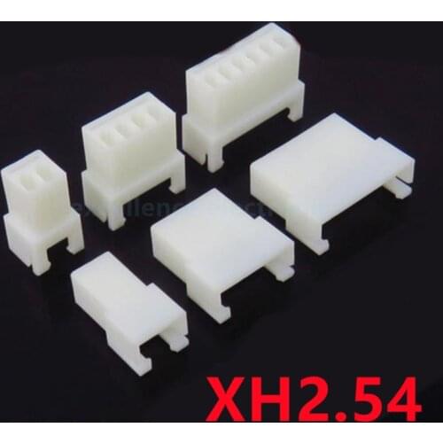 20Pcs XH2.54 TJC3 Female Connector Housing 2.54mm Pitch 2P 3P 4P 5P 6P 7P 8P XH Plug Plastic Shell