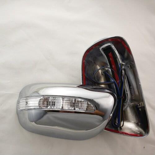 2005-2010 For Toyota Yairs Wish ABS Chrome plated Rearview door mirror cover with led Auto supplies
