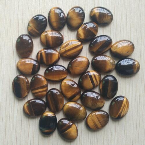 2017 Fashion high quality natural tiger eye stone Oval CAB CABOCHON beads 15x20mm for jewelry making wholesale 30pcs/lot free
