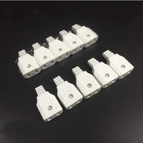 5PCS Female Butt Plug Socket Connector Sockets US Industrial Electrical AC Power Cord Receptacle Wiring Removable Plug
