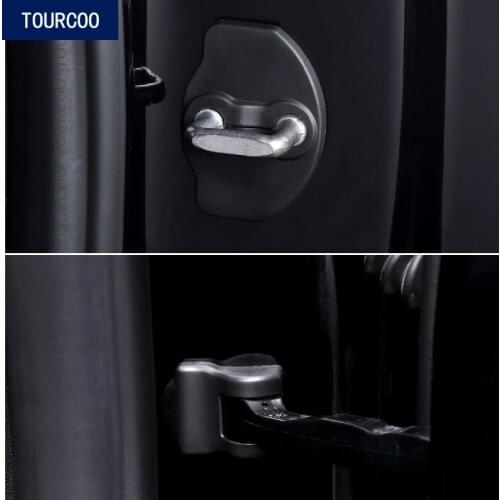 Car Door Lock Protection Cover for Tesla Model 3 2017 2018 2019 Car Modified ABS Accessories