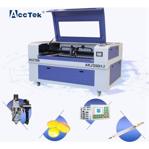Double Working Heads 1390 Co2 Laser Cutting and Engraving Galvanized Stainless Steel Acrylic Organic Glass CNC Machine