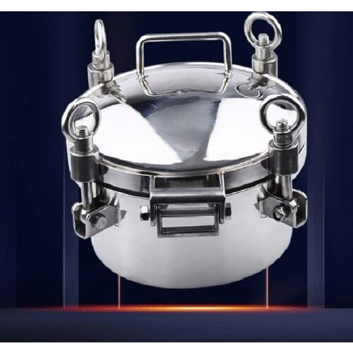 SUS304 Pressure Manhole Cover Pressure Manhole High Pressure Manhole for Kettle Tank