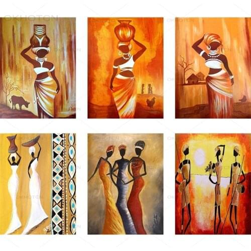 Diy Abstract Woman Full Square Drill Diamond Painting Colorful Handmade Cross Stitch Kits Embroidery Mosaic Home Room Wall Decor