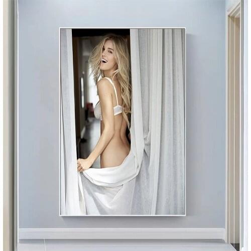 Silk Cloth Wall Poster Joy Corrigan - Arsenic Magazine Sexy Model Star Art Home Decoration Gift