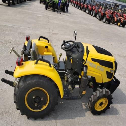 Small Tractors Agricultural Equipment Farm Construction Machinery Mini 4x4 Four Wheel Tractors