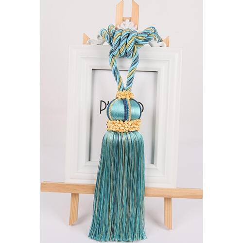 One pair tieback European curtain hanging ball strap buckles decorative accessories tassel hanging ear tie tape M293
