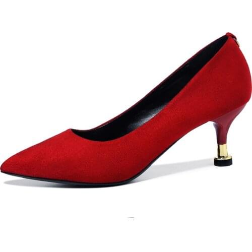 Pointed Stiletto WomenS Shoes, Solid-Color Shoes With Feet, WomenS Waterproof Platform WomenS Shoes