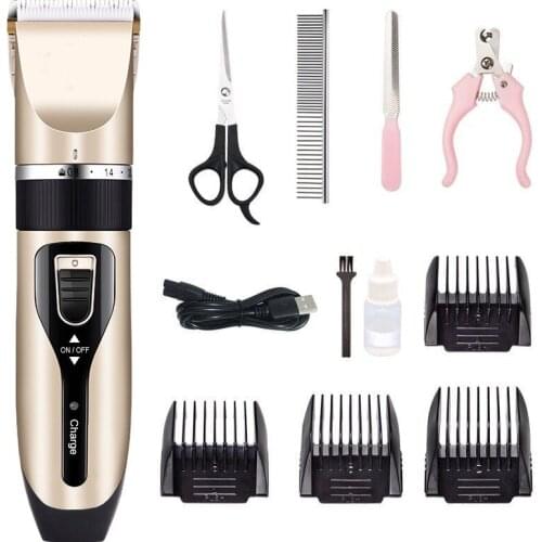 Professional Pet Dog Hair Trimmer Animal Grooming Clippers Cat Cutter Machine Shaver Electric Scissor Clipper