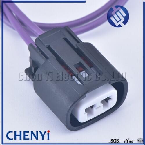 2 pin 2.2mm car Sensor Plug 6189-0706 Female ABS auto Sensor Connector Automotive Connector For Toyota with 30cm 18AWG wires