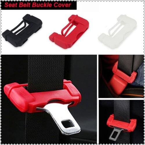 Car Seat safe Belt Buckle rubber Cover For Renault Nepta Altica Zoe Sand-up Volkswagen vw Phaeton 6.0 MK7 Golf 7 FIAT Uno