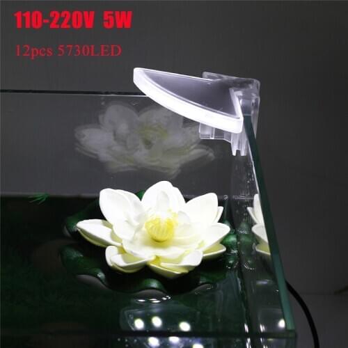 Aquarium Led Lighting Shine Bright Fish Tank Lights Plant Growing Lighting Clip-on Lamp 110-220V EU Plug Aquarium Decoration Lam