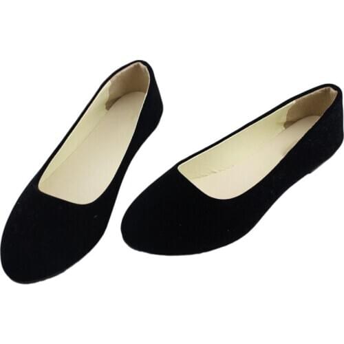 2020 Fashion Soft shoes Slip-on for female women flat shoes round toe daily casual shoes