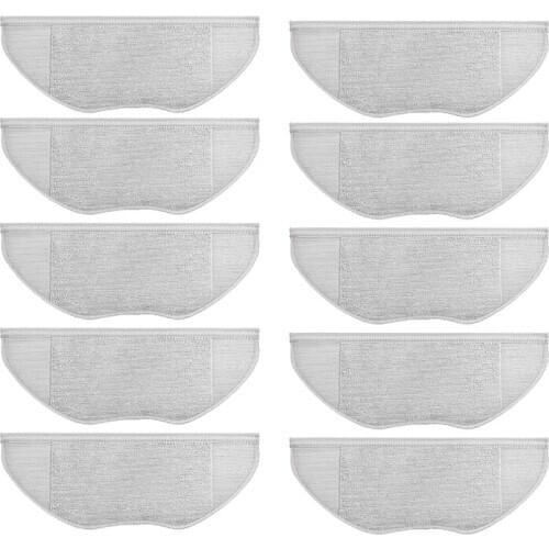 New 10pcs Microfiber Mopping Cloths for Xiaomi Mijia G1 Vacuum cleaner accessories Mop Cloth Roll brush Hepa filter parts