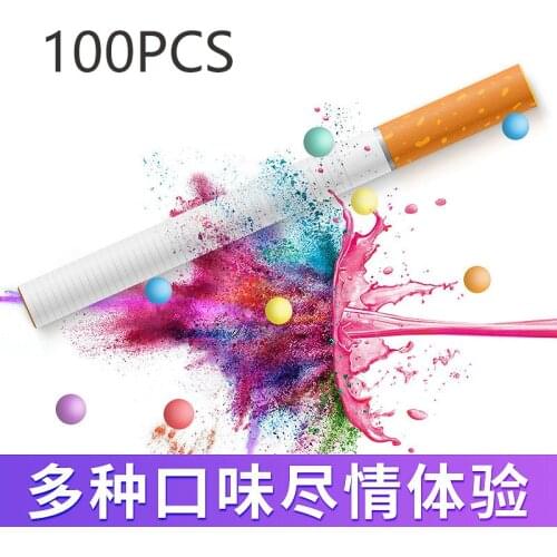 100pcs DIY Cigarette Pops Beads Menthol Explosion Bead Ball Cigarette Filter Holder Cigarette Filters Smoking Accessories Tool