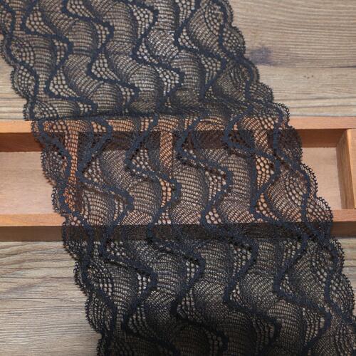 2 yards / lot of high quality black stretch lace DIY embroidered lace fabric sewing decorative mesh