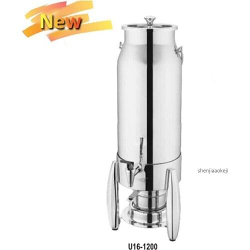 5L Commercial drink container stainless steel keep cold/warm drinking kettle multi-function milk/juice container 1PC