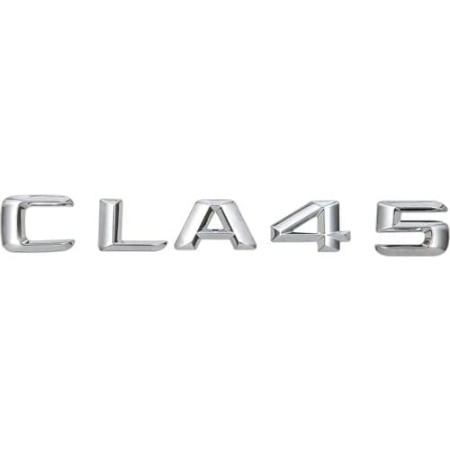 Auto Sticker for CLA Class 45 220 250 CLA180 CLA220 CLA250 W205 W177 W176 W168 Rear Decal Metal Badge