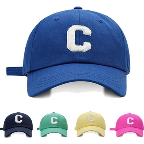 3D C Embroidery Fluff Womens Baseball Cap Snapback Mens Cap Kpop Hip-Hop Summer Hat Cotton Womens Hat Cotton Sun Hat BQM083