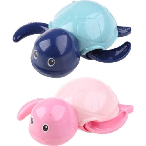 Baby Floating Bath Thermometer Infant Swim Turtle Clockwork Kids Beach Bath Toys BX0D