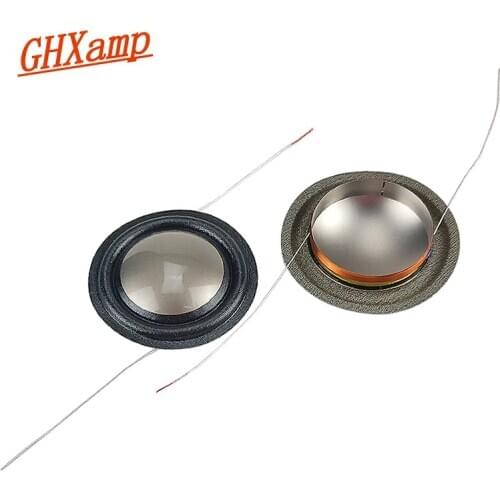 GHXAMP 25.9mm Tweeter Voice coil Titanium Film 8ohm Speaker Repair Parts 26 Core For B&W Speaker Copper Clad Aluminum Coil 2PCS