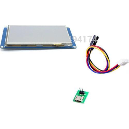 WQScosea Q8S-202 Nextion 5" 5.0 Inch TFT Touch Screen UART HMI Intelligent Smart LCD Module Display Panel For Raspberry Pi