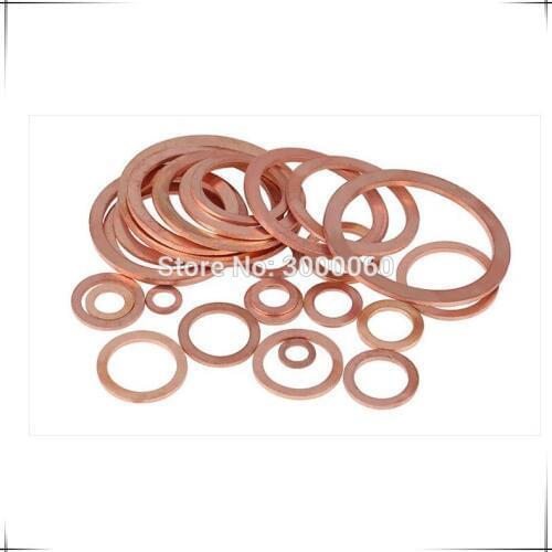 Red Copper Sealing Gasket Washer For Watch Marine 200pcs/lot