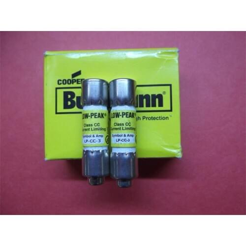 LP-CC-3 LOW-PEAK US BUSSMANN 10X38 delay fuse / Fuse 3A genuine