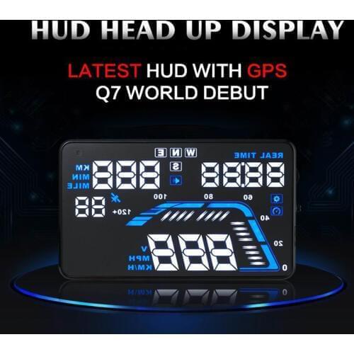 Multifunction 5.5'' HUD Head Up Display for toyota Camry Mark X Prius Corolla 86 C-HR Prado Viso yaris Fortuner Highlander RAV4
