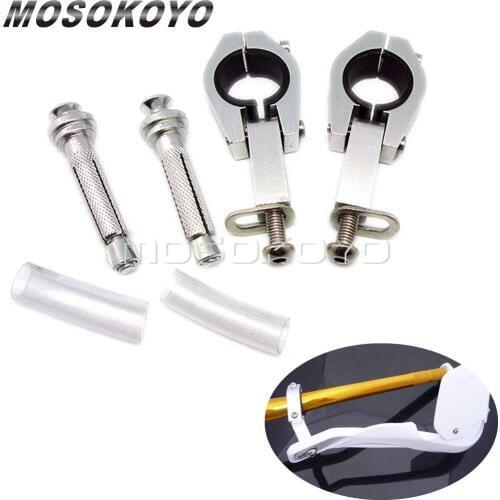 Motorcycle 28mm Handguard Bracket 1 1/8" Fat Bar Clamp Mount Kit For Honda Yamaha Suzuki Kawasaki Yamaha XR CRF DT KLX RM DR
