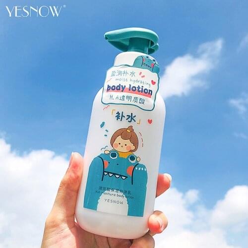Cartoon Dinosaur Hyaluronic Acid Body Lotion Moisturizing Whitening Cream Brighten Skin Tone Improve Rough Dry Skin Nourish Care