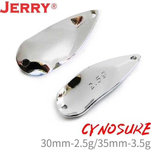 Jerry Cynosure 50pcs DIY Blank Body Unpainted Fishing Lures Wide Wobble Brass Micro Trout Fishing Spoons